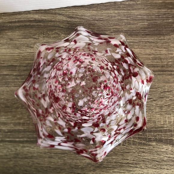 Vtg Chalet Glass End of Day Art Glass Bowl - Picture 6 of 15